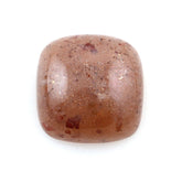 RED FLAKE FELDSPAR CUSHION CAB 10MM 4.13 Cts.