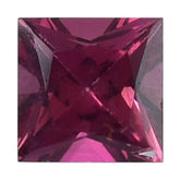 RUBELLITE PRINCESS CUT SQUARE 3.50MM 0.25 Cts.