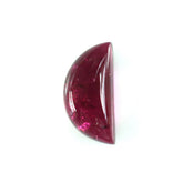 RUBELLITE D SHAPE FANCY CAB (DARK/SI) 9X4.50MM 1.59 Cts.