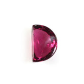 RUBELLITE D SHAPE FANCY CAB (DARK/SI) 6X4 MM 0.87 Cts.