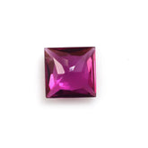 RUBELLITE PRINCESS CUT SQUARE (DARK/SI) 4 MM 0.32 Cts.