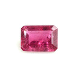 RUBELLITE CUT OCTAGON (MEDIUM/HI) 7X5MM 0.98 Cts.