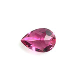 RUBELLITE CHECKER CUT PEAR 6X4MM (DARK) 0.42 Cts.