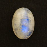 RAINBOW MOONSTONE OVAL CAB (CLOUDY) 14X10MM 5.40 Cts.