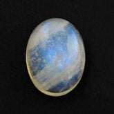 RAINBOW MOONSTONE OVAL CAB (SEMI CLOUDY) 16X12MM 19.25 Cts.
