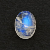 RAINBOW MOONSTONE OVAL CAB (SEMI CLOUDY) 8X6MM 1.14 Cts.