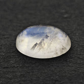 RAINBOW MOONSTONE OVAL CAB (SEMI CLOUDY) 8X6MM 1.14 Cts.