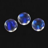 RAINBOW MOONSTONE ROUND CAB 5MM 0.56 Cts.