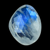RAINBOW MOONSTONE ROSE CUT BRIOLETTE FANCY SHAPE (SEMI CLOUDY) 10.70X8.50MM 2.40 Cts.