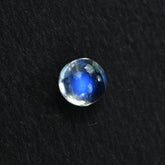 RAINBOW MOONSTONE PLAIN ROUND CAB (SEMI CLOUDY) 4X4MM 0.3 Cts.