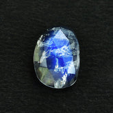 RAINBOW MOONSTONE ROSE CUT TRILLIONISH 10X7.30MM 2.00 Cts.