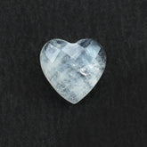 RAINBOW MOONSTONE CUT HEART CAB (CLOUDY/NICE BLUE SHINE) 8.00X8.00 MM 1.65 Cts.