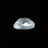 RAINBOW MOONSTONE CHECKER CUT OVAL CAB (SEMI CLOUDY)(NICE BLUE SHINE) 8.00X6.00 MM 1.22 Cts.