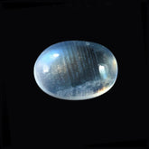 RAINBOW MOONSTONE PLAIN OVAL CAB (SEMI CLOUDY)(HI) 7.00X5.00 MM 0.87 Cts.