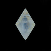 RAINBOW MOONSTONE TABLE TOP FACETED KITE SHAPE CAB (CLOUDY)(NICE BLUE SHINE) 16.00X10.00 MM 3.64 Cts.