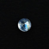 RAINBOW MOONSTONE ROSE CUT ROUND CAB (SEMI CLOUDY)(NICE BLUE SHINE) 3.00X3.00 MM 0.10 Cts.
