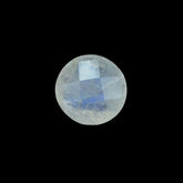RAINBOW MOONSTONE CHECKER BRIOLETTE ROUND (CLOUDY) 6.00X6.00 MM 0.77 Cts.