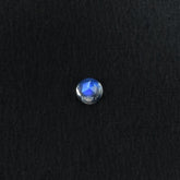 RAINBOW MOONSTONE ROSE CUT ROUND CAB (CLEAN)(SI) 3.00X3.00 MM 0.05 Cts.