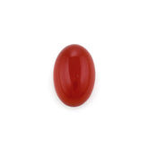 RED ONYX OVAL CAB 6X4MM 0.46 Cts.