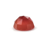 RED ONYX ROSE CUT ROUND CAB 10MM 3.65 Cts.