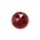 RED ONYX ROSE CUT ROUND CAB 10MM 3.80 Cts.