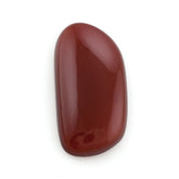 RED ONYX IRREGULAR CUSHION CAB 26X13MM 14.90 Cts.