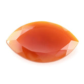 RED ONYX CUT MARQUISE 30X18MM 19.12 Cts.