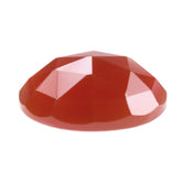 RED ONYX ROSE CUT OVAL CAB 18X13MM 10.68 Cts.