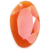 RED ONYX CUT IRREGULAR OVAL 22X14MM 9.02 Cts.