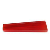 RED ONYX STEP CUT TAPERED CAB 20X8X4MM 4.81 Cts.