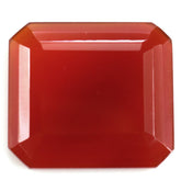 RED ONYX TABLE CUT OCTAGON CAB 18X16MM 10.45 Cts.