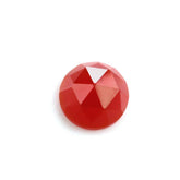 RED ONYX ROSE CUT ROUND CAB 5MM 0.48 Cts.