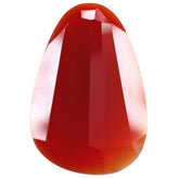RED ONYX STEP CUT IRREGULAR PEAR 32X22MM 22.44 Cts.