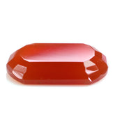 RED ONYX STEP CUT CUSHION CAB 16X13MM 6.00 Cts.