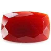 RED ONYX CUT CUSHION 24X17MM 16.10 Cts.