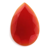 RED ONYX PEAR CAB 15X10MM 3.85 Cts.
