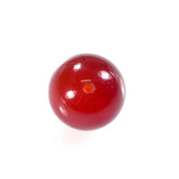 RED ONYX PLAIN ROUND BALLS (DARK)(CLEAN)(H/D_0.90MM) 10.00X10.00 MM 7.30 Cts.