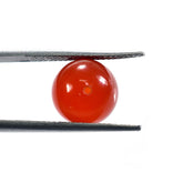 RED ONYX PLAIN ROUND BALLS (MEDIUM OPAQUE)(H/D_0.90MM) 10.00X10.00 MM 7.23 Cts.