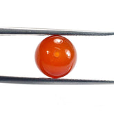RED ONYX PLAIN ROUND BALL (MEDIUM OLISH)(CLEAN)(H/D_0.75) 10.00X10.00 MM 5.67 Cts.