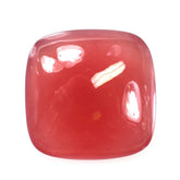 PERUVIAN RHODOCHROSITE PLAIN LENTIL CUSHION 14.00MM 13.32 Cts.