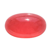RHODOCHROSITE PLAIN OVAL CAB (OPAQUE) 23.00X14.00-21.00X13.00 MM 20.64 Cts.