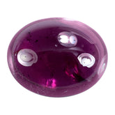 RHODOLITE OVAL CAB (DARK/SI) 10X8MM 3.41 Cts.