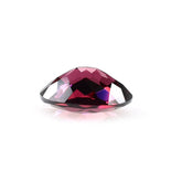 RHODOLITE CHECKER CUT TOP OVAL (PURPLE)(SI) 10.00X8.00 MM 3.00 Cts.