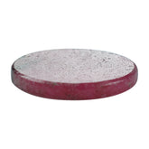 RHODONITE PLATE (PLAIN) ROUND 12.00MM 3.29 Cts.
