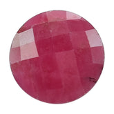 RHODONITE CHECKER CUT ROUND 10.00MM 4.54 Cts.
