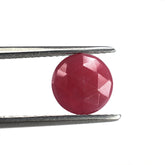 RHODONITE ROSE CUT BRIOLETTE ROUND 8MM 2.30 Cts.