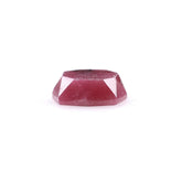 RHODONITE (PINK) (WITH BLACK MATRIX) TABLE CUT LONG FANCY OCTAGON CAB 10X8 MM 3.25 CTS
