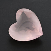 ROSE QUARTZ (MILKY) BUFFTOP HEART 20MM 24.25 Cts.