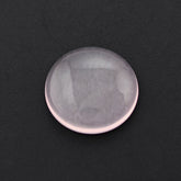 ROSE QUARTZ ROUND CAB (FLAT) 12MM 3.46 Cts.