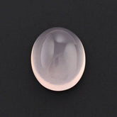 ROSE QUARTZ OVAL CAB (MILKY) 12X10MM 4.96 Cts.